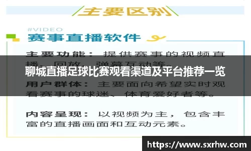 聊城直播足球比赛观看渠道及平台推荐一览
